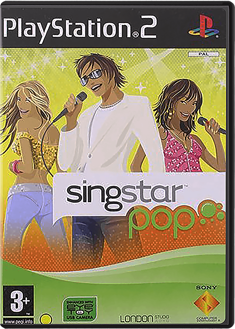 Singstar Pop Hits + Hottest Hits box art for Playstation 2
